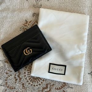 GUCCI CARD HOLDER BLACK